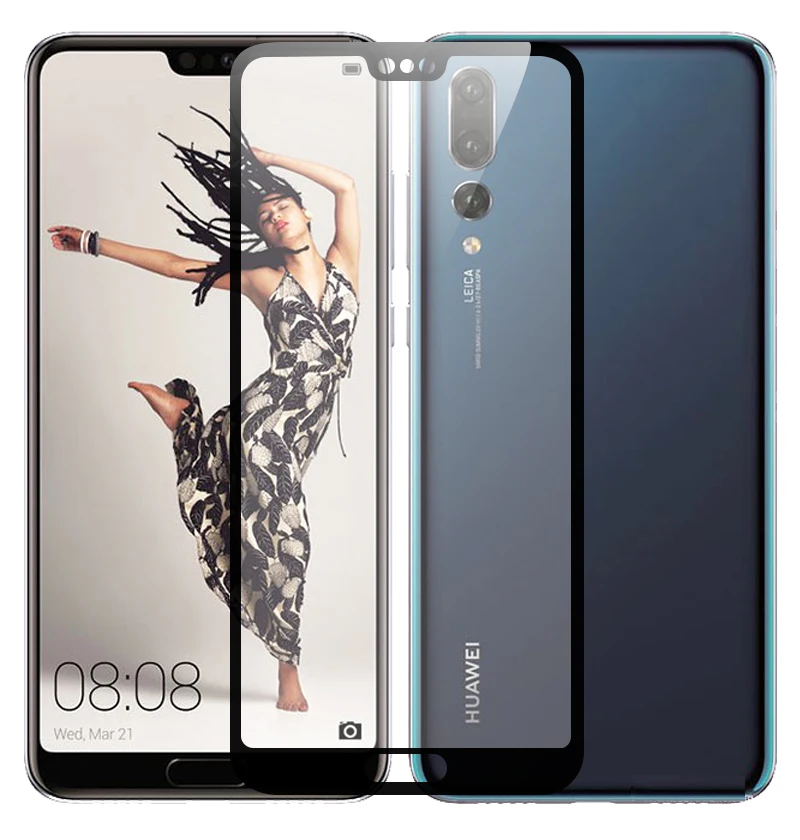 2-Pcs-Lot-For-Huawei-P20-Screen-Protector-HD-Clear-Full-Coverage-Tempered-Glass-Film-For
