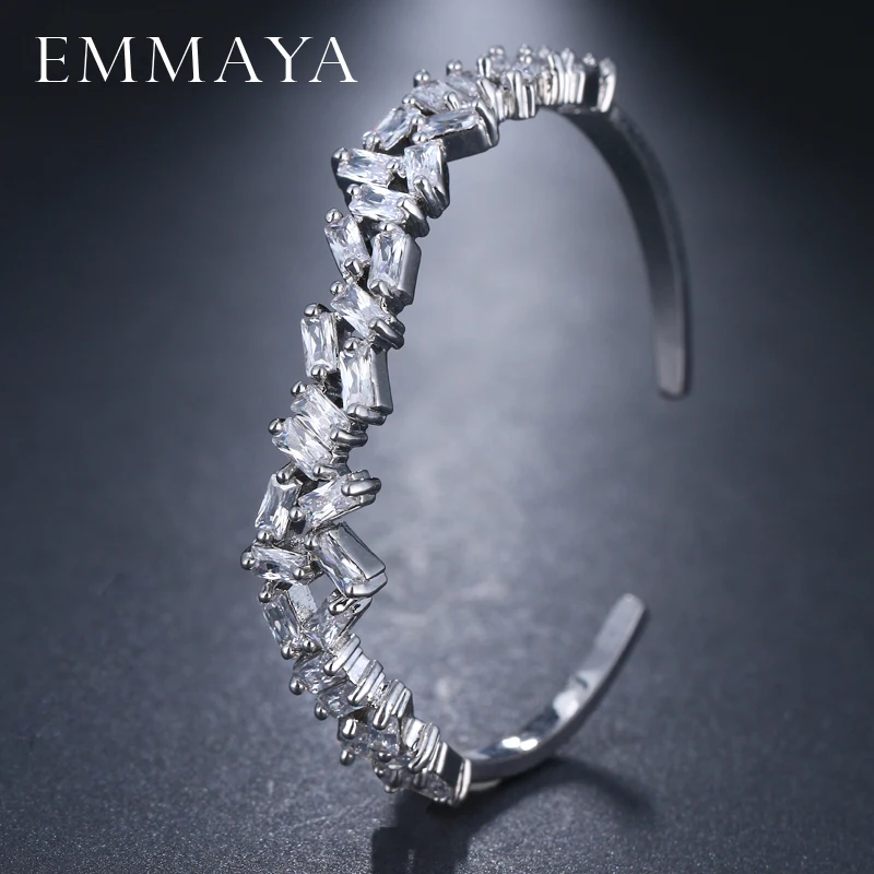 Женский Открытый браслет EMMAYA 3 цвета Ювелирное Украшение для подарка девушке|cuff
