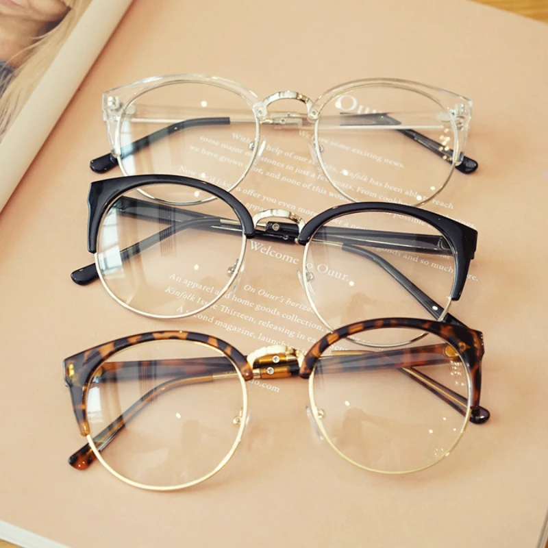 Модный бренд кошачий глаз женские прозрачные очки компьютерные очки мужские оправа для очков в стиле кошачьи глаза для женщин \ x27s