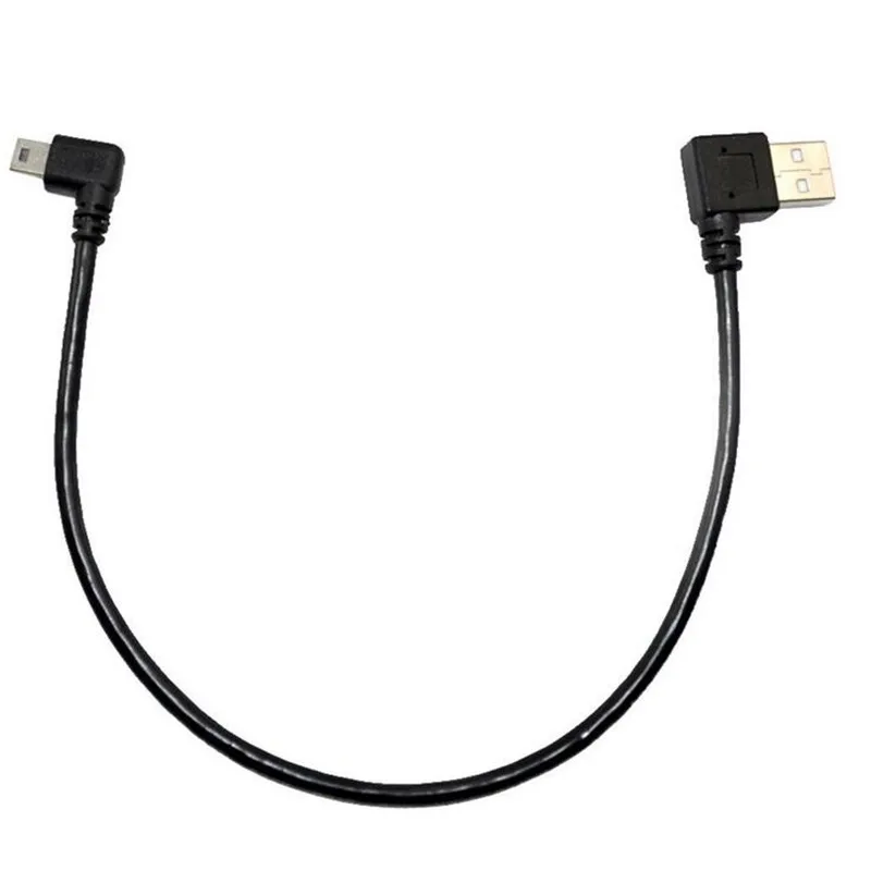 

LBSC USB A male right angle to Mini 5 pin left angle adapter