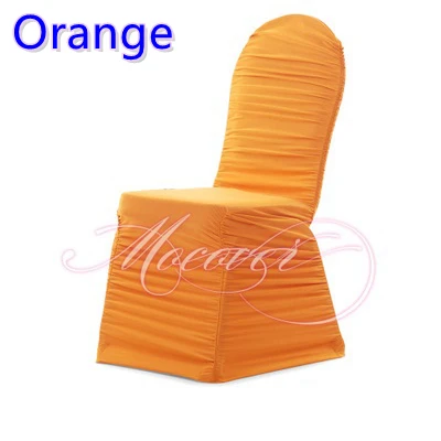 Aliexpress.com : Buy Orange colour ruffled chair covers ...
