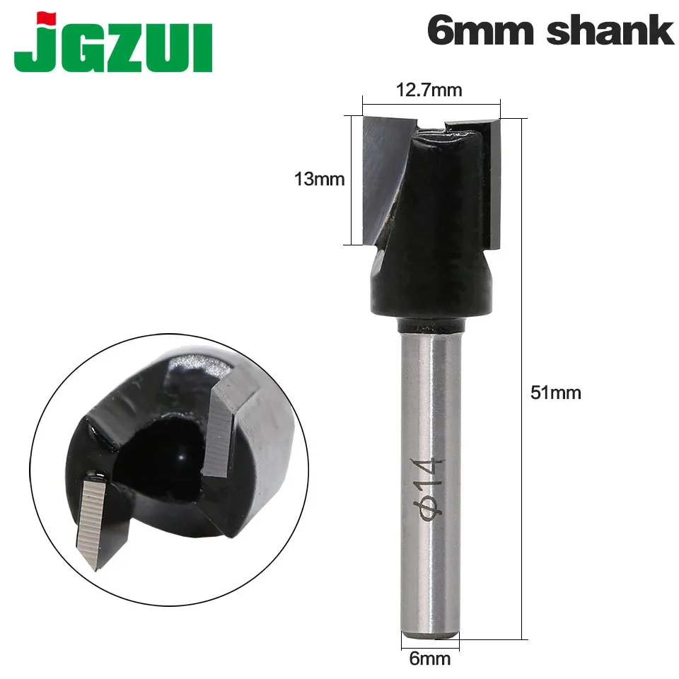 Buy 1pc 6mm" Shank Hinge Mortising Router Bit with Shank cutter Tenon Cutter