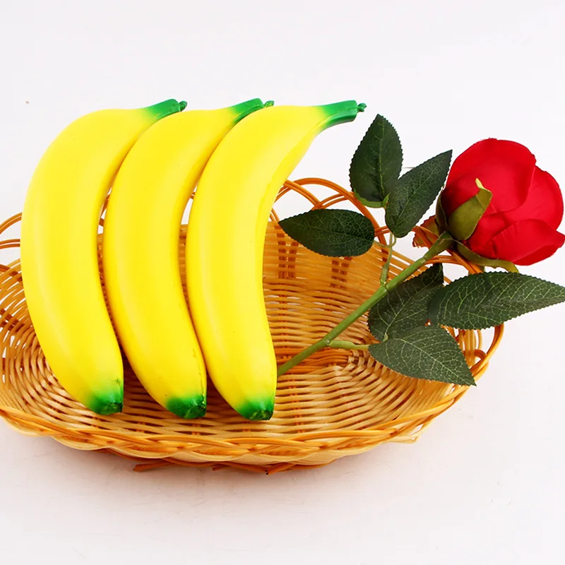 20 шт./компл. дропшиппинг Squishies анти-стресс игрушки банан замедлить рост мягкими набор фруктов Jumbo Squeeze игрушка забавный снятие стресса