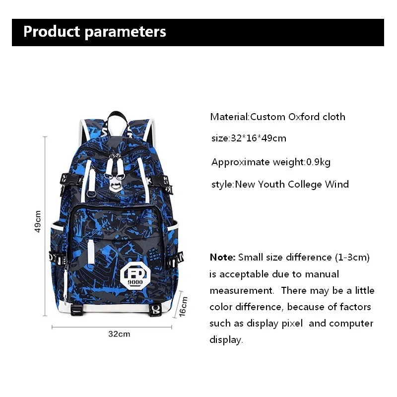 Школьная сумка для мальчиков с защитой от кражи, женский рюкзак для ноутбука, нейлоновый водонепроницаемый рюкзак, модный рюкзак для путешествий, мужской рюкзак, повседневный мужской рюкзак