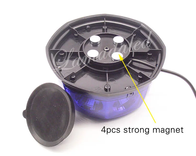 luzes estroboscópicas led farol com magnético para