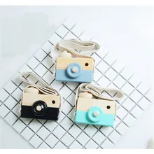 Прекрасный ручной работы деревянные игрушки для детей кулон фотокамера игрушка комната креативный дисплей фотографии декоративный дисплей Горячая