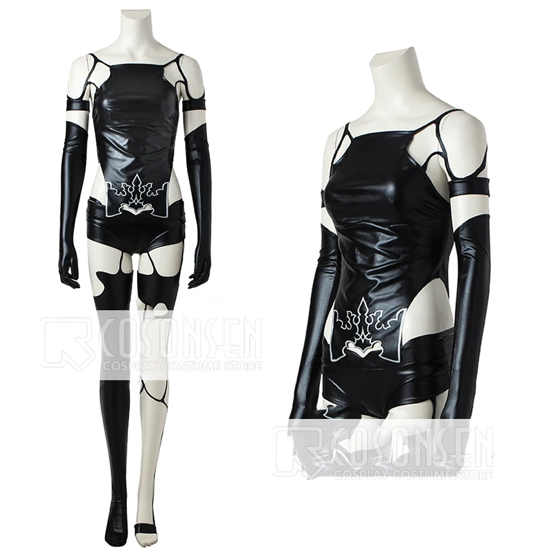 

Game NieR Automata A2 YoRHa No. 2 Type A A2 Black Full set COSPLAYONSEN 2017 Cosplay Costume