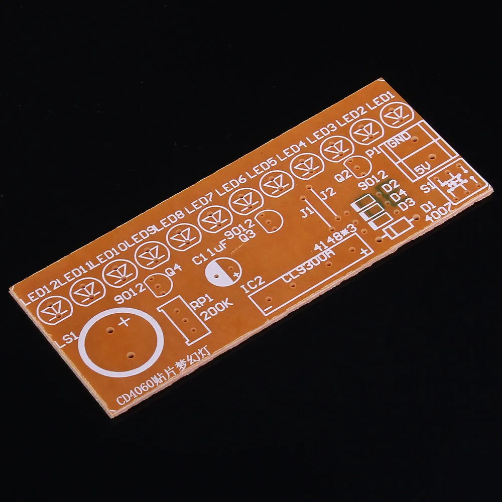 DIY Наборы CD4060 SMD музыка модный фонарь мечта красочные светодио дный лампа набор