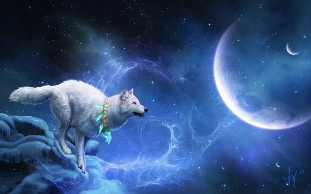 O-White Wolf-04(53x33cm)-4036