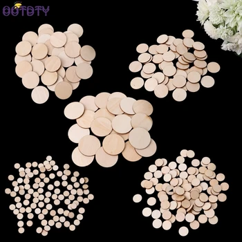

10mm-50mm Wooden Round Circles Ring Craft Card Making Scrapbooking DIY Embellishment