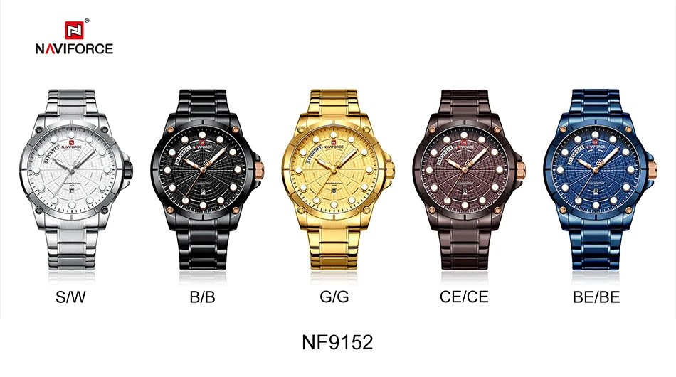 Новинка NAVIFORCE Топ люксовый бренд модные часы мужские из нержавеющей стали водонепроницаемые кварцевые мужские часы наручные часы Relogio Masculino
