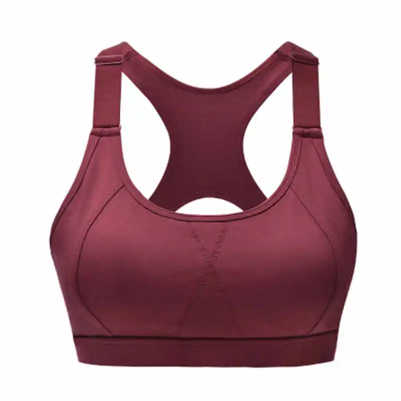 Sexy Women Push Up Bra Shockproof Backless Padded Bras Plus Size XXL Comfortable Wireless Brassiere Breathable Seamless Bra