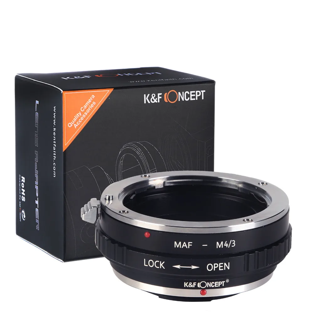 K&F Concept AF-M4/3 переходное кольцо Для объектива SONY A AF Альфа Minolta MA на МИКРО 4/3 FOUR THIRDS m4/3 фотоаппарата AF-M4/3