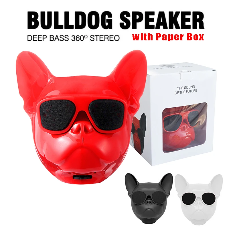 Hot Sale Wireless Speaker New Bulldog Bluetooth Portable Cartoon Stereo Subwoofer Handsfree Speakers | Электроника