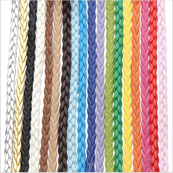 Aliexpress.com : Buy 10meters/lot Flat Braided Leather 