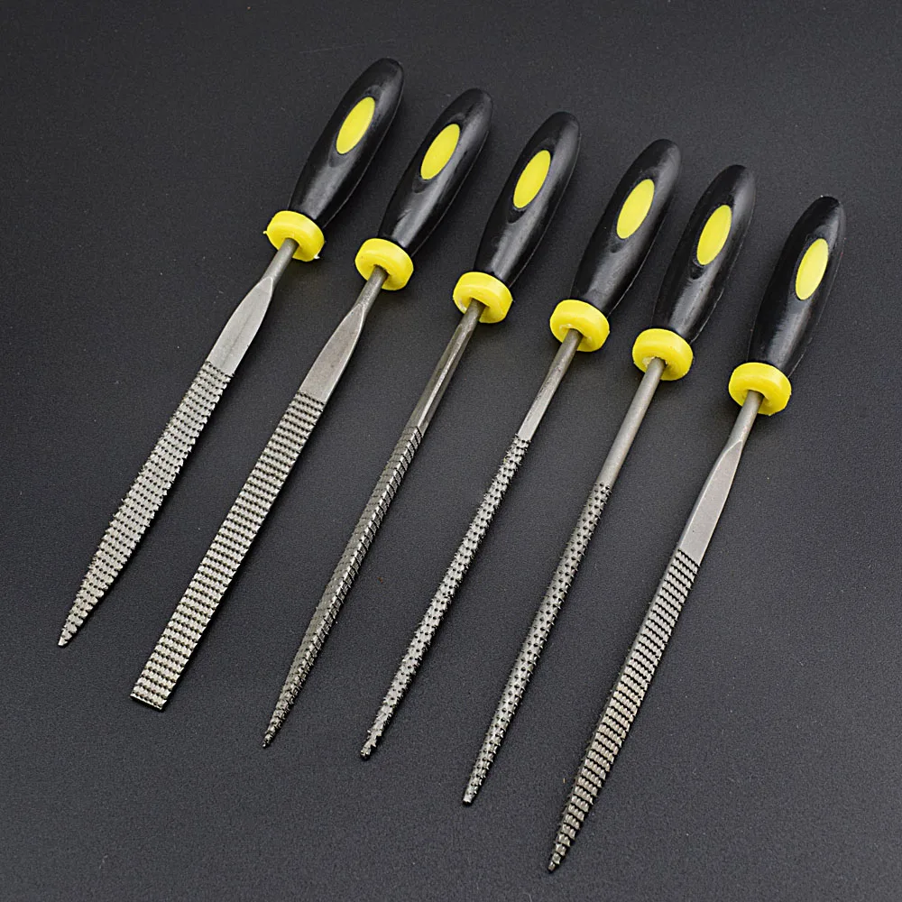 6pcs Mini Files Set Metal Filing Rasp Needle File Wood ...