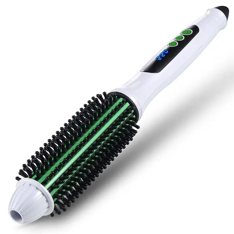

Best Wand Curling IronK White LCD Good Quality Fast Heating Plastic Electric Titan Roller Highest Rated Curling Iron Hair Brush