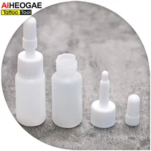 Пустая бутылка чернил для татуировки аксессуар 5 мл/уп. пластикой 65 мм* D18mm пустая бутылка для перманентного макияжа татуировки пигмент TA266