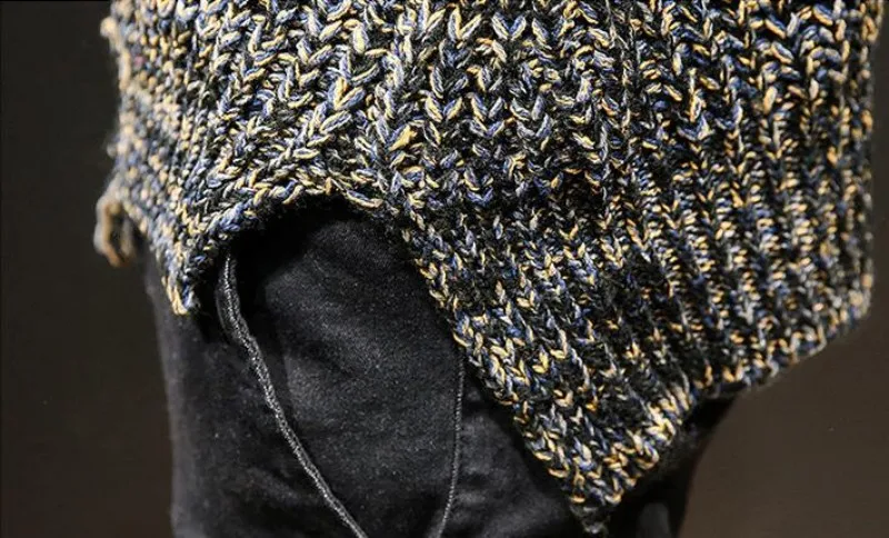 2019 новые модные мужские тонкие свитера повседневные хлопковые с круглым вырезом вязаный свитер с длинным рукавом рваные пуловер, свитер