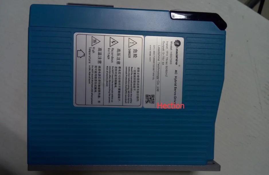 Leadshine легко сервопривод HBS758S работы 75VAC из 75В 8A fit(Национальная ассоциация владельцев электротехнических; большие размеры 34-легко Серводвигатель из 8NM кодер 1000 около 750 Вт мотор