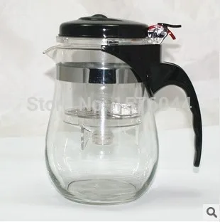 

1PC 1000ml New arrival hot selling kettle Heat-Resistant Glass Teapot Convenient Office Tea Pot Set JP 1064
