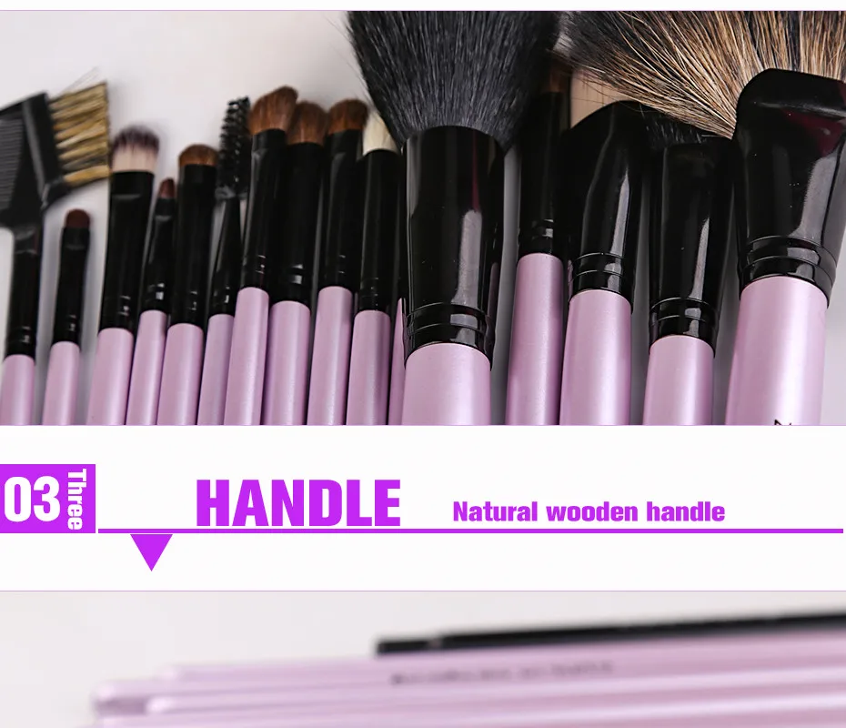 pink makeup brush 18pcs10