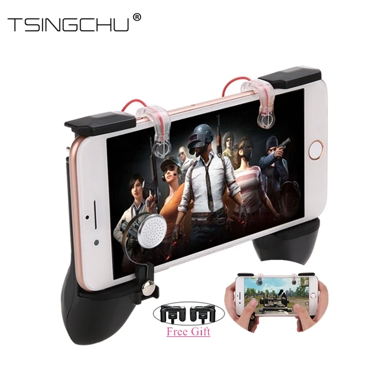 Kupit Videoigry Tsingo For Pubg Mobile Gamepad Controller With - tsingo for pubg! mobile gamepad controller with l1r1 shooter trigger fire button aim ke! y joystick for