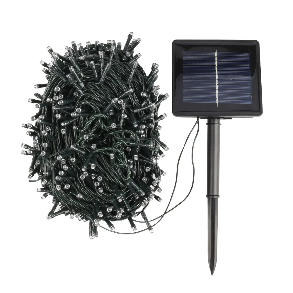 

50M 500Leds Solar powered outdoor led string light fairy decoration Waterproof Wireless fairy lighting Festival party 8Modes