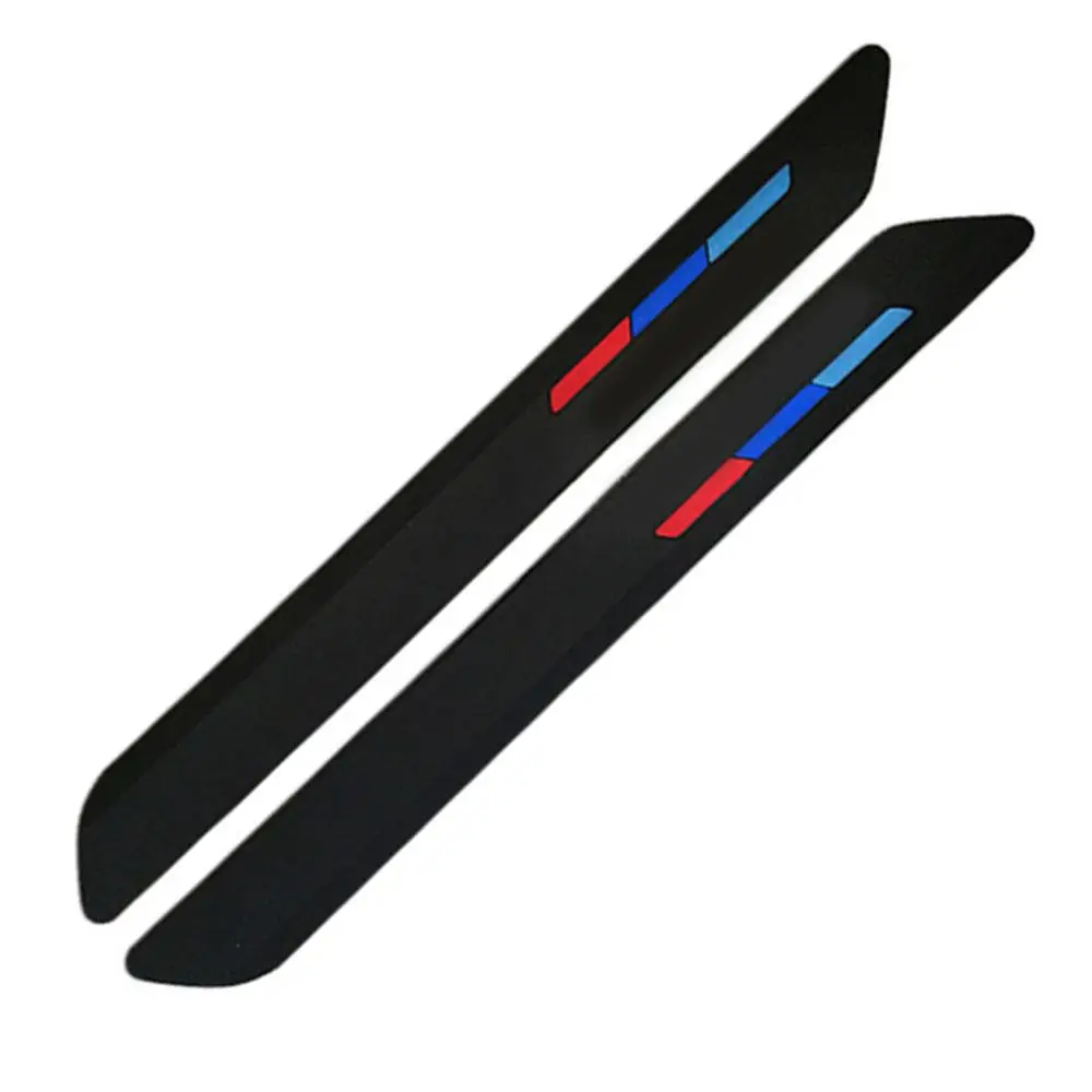 

2pcs Black Bumper Protector Strip Bumper Strip Universal Durable Front Bumper Guard Sticker Anti Scratch Auto Bumper Strip