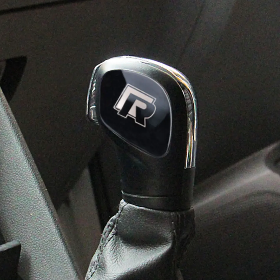 2Pcs/Set DSG Gear Head Shift Knob Protection Cover Trim Sticker for VW