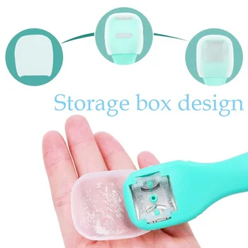 

New Professional Beauty Heel Cuticle Scraper Cutter Foot Care File Tool Pedicure Razor Blades for Pedicures Product