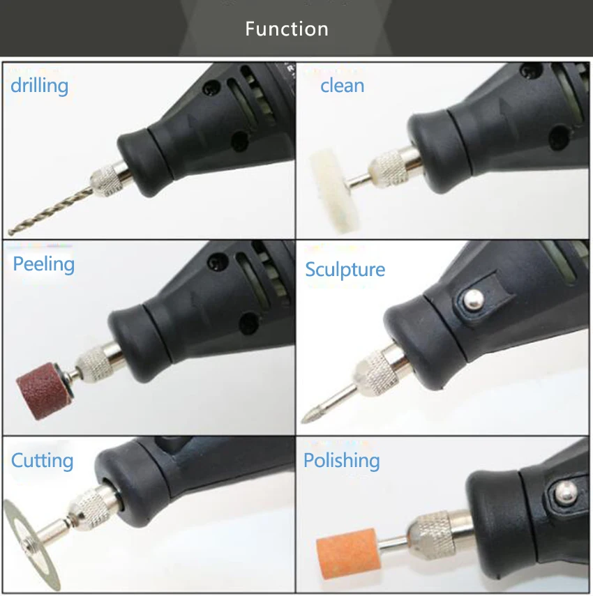 Электрический Роторный инструмент шлифовальный станок мини-дрель мини-мельница шлифовальный станок электрическая ручка для гравировки