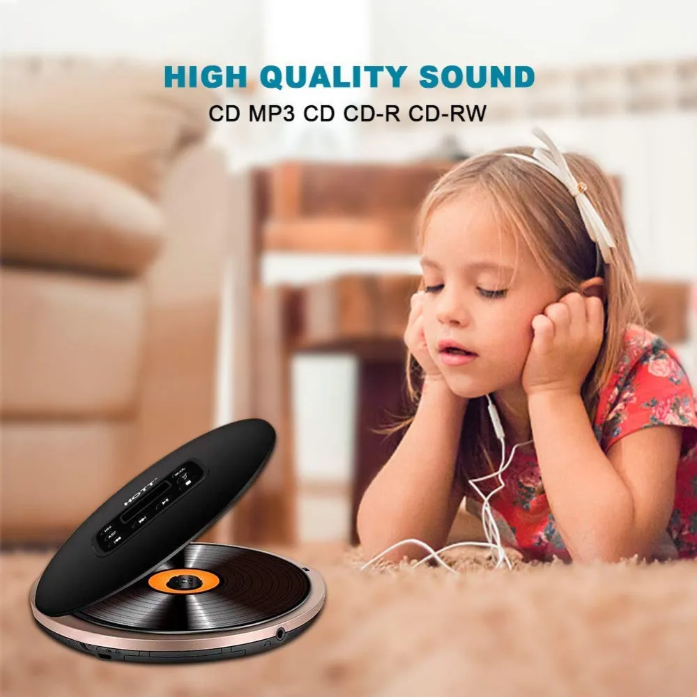 Rechargeable Portable CD Player Personal Compact
