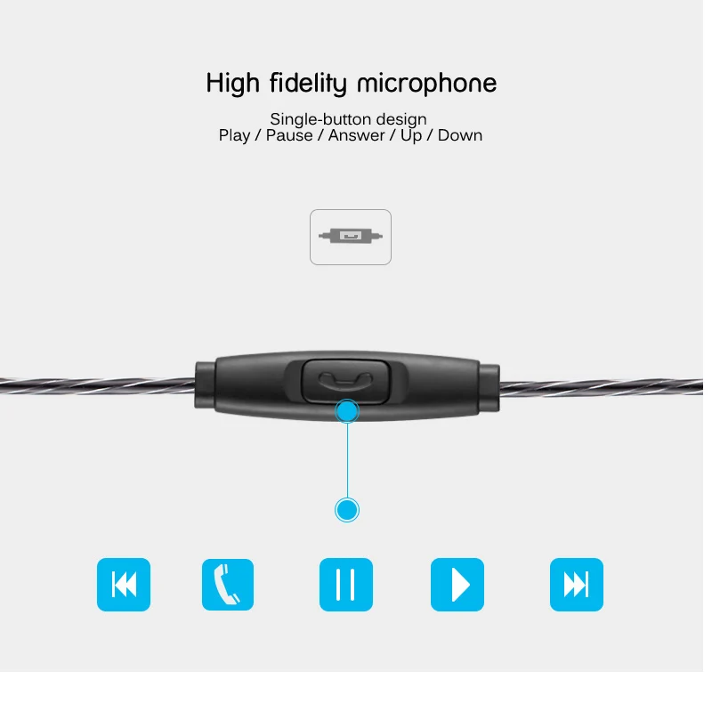 Металлические наушники YTOM T9 Pro Hi Fi с супербасами вкладыши микрофоном двойное