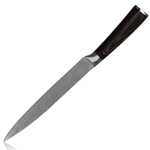Sharp 8 zoll fleischmesser 7CR17 edelstahl küchenmesser kochen werkzeuge ein 8 zoll filet messer mit pakkaholz griff verkauf