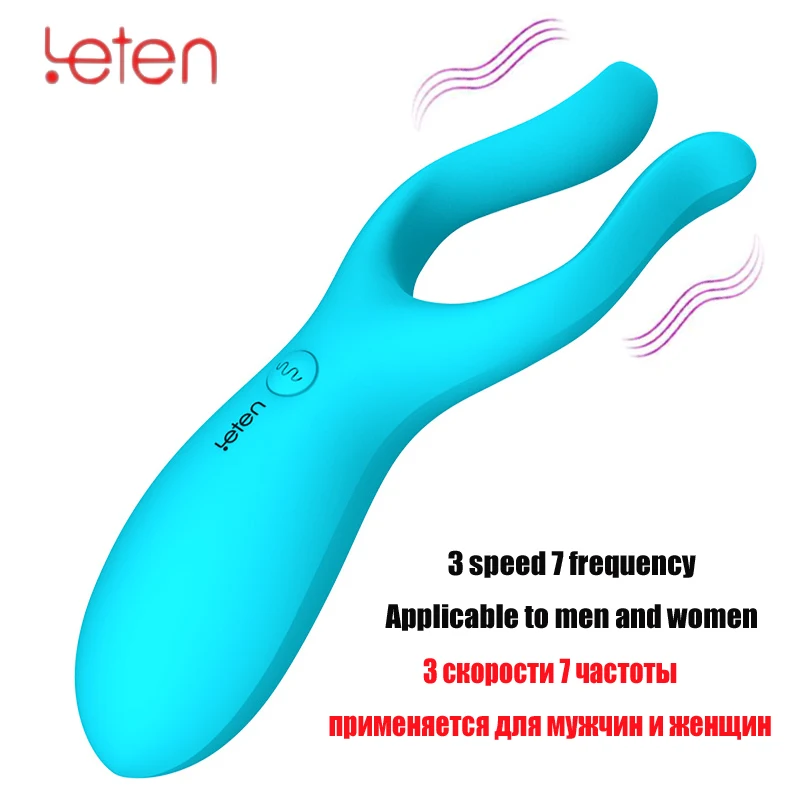 Leten Multi-function Sex Vibrator Toys for Women G Spot Clitoris Stimulator Nipple Male Massage Adult Products | Красота и здоровье