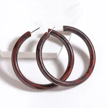 

Trendy Brincos Round C Drop Earring Resin Earring for Women Elegant Design jewellery D'oreille Accessories pendientes 2018 New
