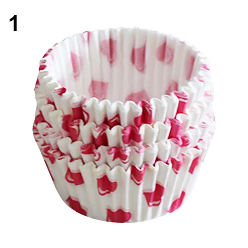 NEW 100Pcs Mini Paper Cake Cup Liners Baking Cupcake Muffin Cases