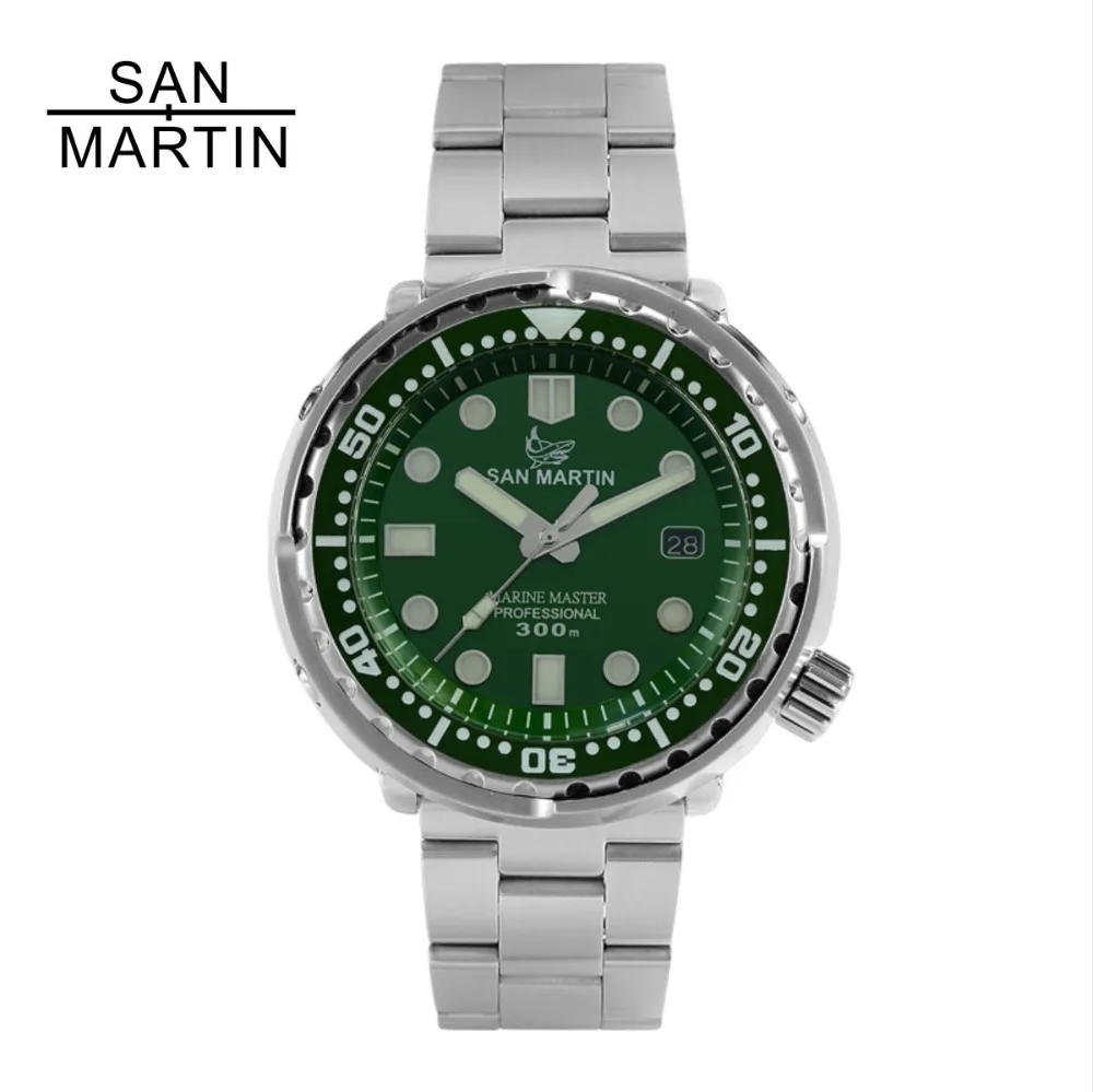 سان مارتن جديد التونة SBBN015 الأزياء التلقائي ووتش NH35 حركة Stainlss الصلب الغوص ووتش 300 mWater مقاومة السيراميك الحافة سان مارتن جديد التونة SBBN015 الأزياء التلقائي ووتش NH35 حركة Stainlss الصلب الغوص ووتش 300 mWater مقاومة السيراميك الحافة
