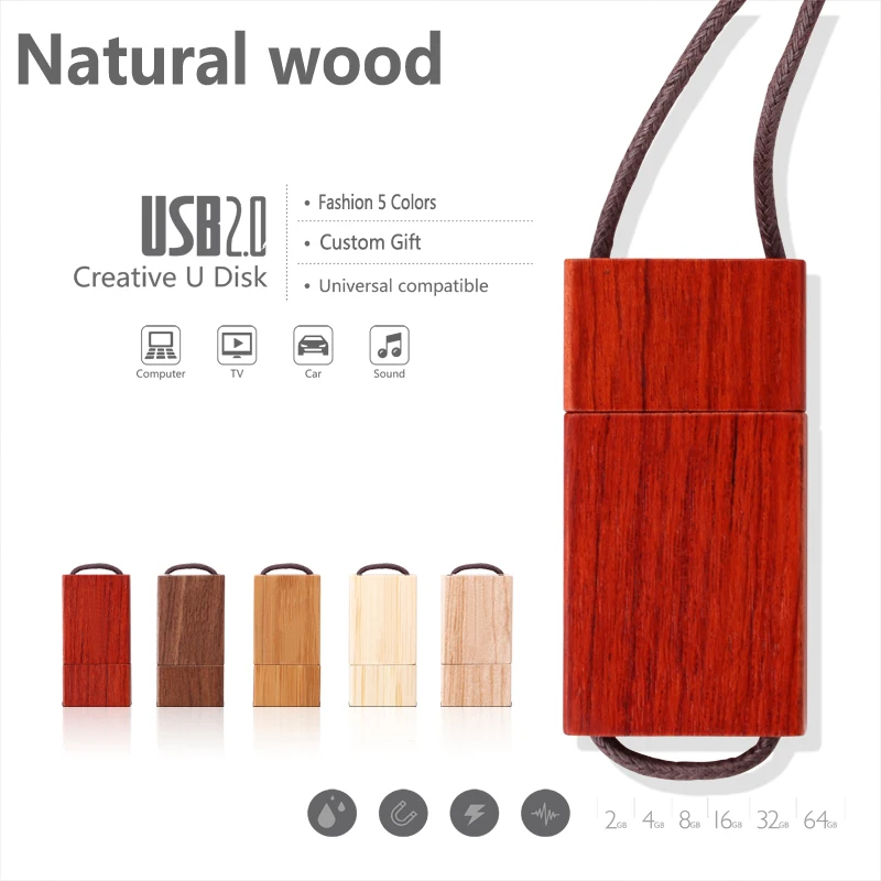 

Natural Wood USB Flash Drive Custom Gift Pen Drive High Speed USB 2.0 Flash Memory Stick 32GB 16GB 8GB 4GB 2GB