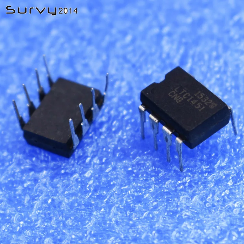 1/5PCS LTC1451CN8 8-pin 1451 12-Bit HIGH QUALITY IC