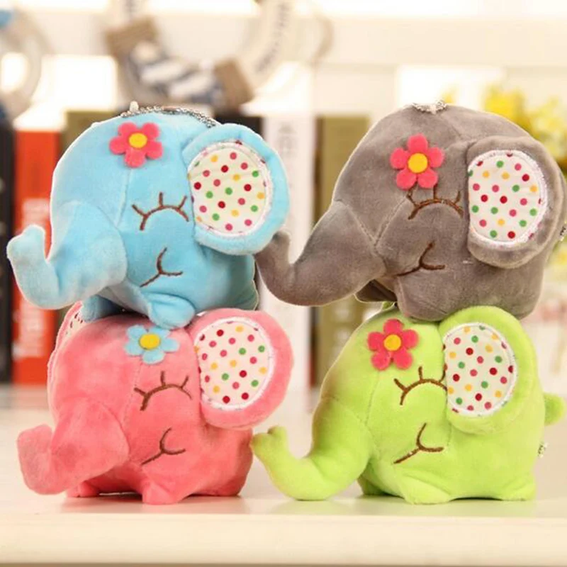 

Super Kawaii BIG Floral Elephant 12CM Approx. DOLL Plush Stuffed TOY DOLL Sucker Car & Room & Window Pendant Bouquet TOY DOLL