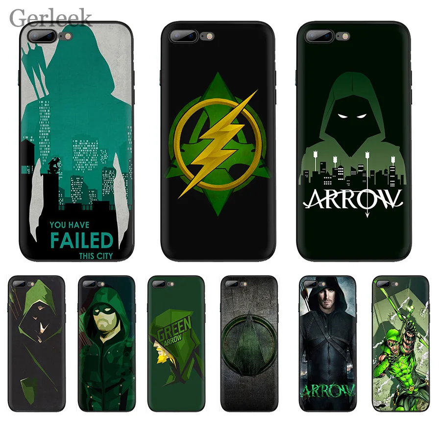 Чехол для телефона американская ТВ серия Green Arrow чехол iPhone 6 6S 5 5S SE XR X XS MAX 8 7