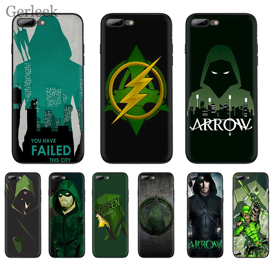 سرير ارضي خشب Phone Case American Tv Series Green Arrow For iPhone 6 6S 5 5S SE ... coque iphone 12 Arrow The Green TV Series