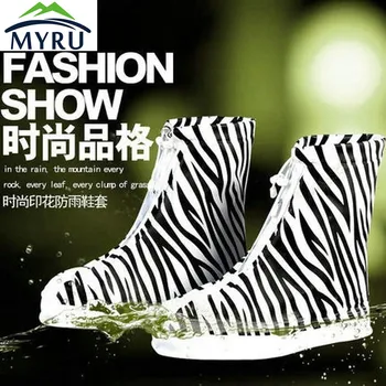 

Full waterproof boots are upgrading rainproof shoes cover rain thickened outdoor travel shoe waterproof anti-skid post