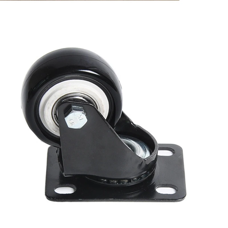 

1.5/2 Inch PU Furniture Chair Trolley Casters Rubber Universal Rotating Wheels
