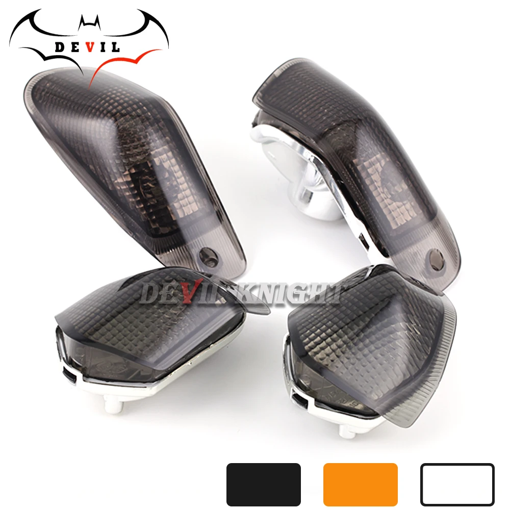 

For KAWASAKI ZZR 400/600 ZZR400 ZZR600 ZX600E 1994- 2004 Motorcycle Accessories Front&Rear Turn Signal Indicator Light Lamp Lens