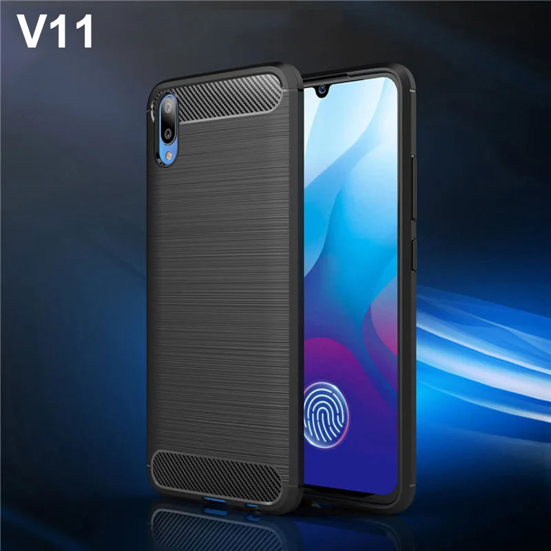 Мягкий силиконовый чехол из ТПУ для Vivo V11 защитный телефона корпус поликарбоната