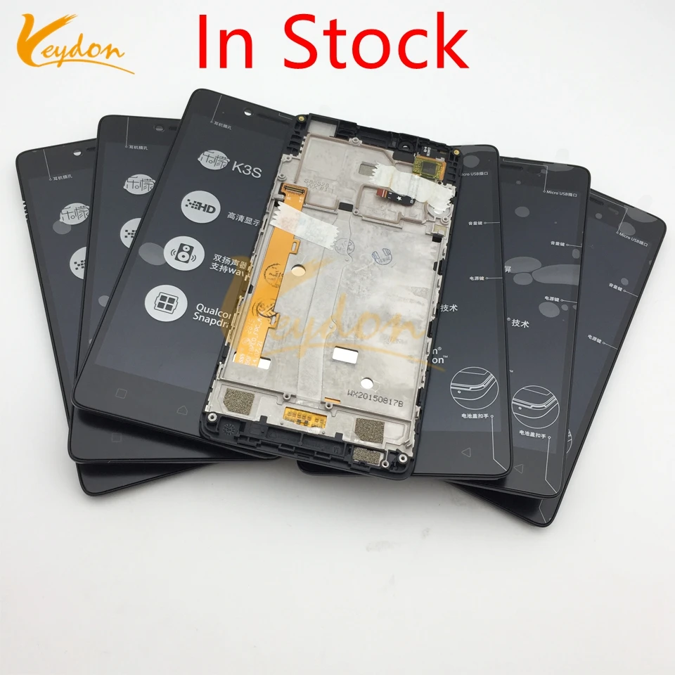 In Stock For 5.0" Lenovo A6010 LCD Display Touch Screen Digitizer