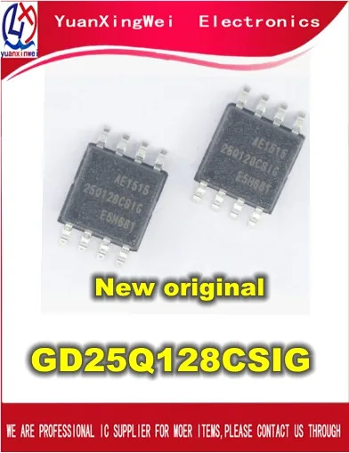 

10pcs/lots Free Shipping GD25Q128CSIG GD25Q128CS GD25Q128 25Q128 SOP8 New original